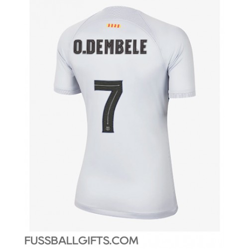 Barcelona Ousmane Dembele #7 Fußballbekleidung 3rd trikot Damen 2022-23 Kurzarm